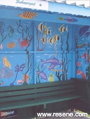 Bus Stop mural