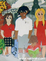 Taradale Intermediate School mural