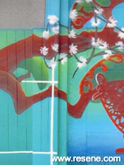 Te Wananga Whare Tapere O Takitimu mural