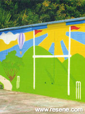 Bellevue School	mural