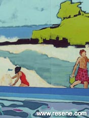 Big Rock School pool mural