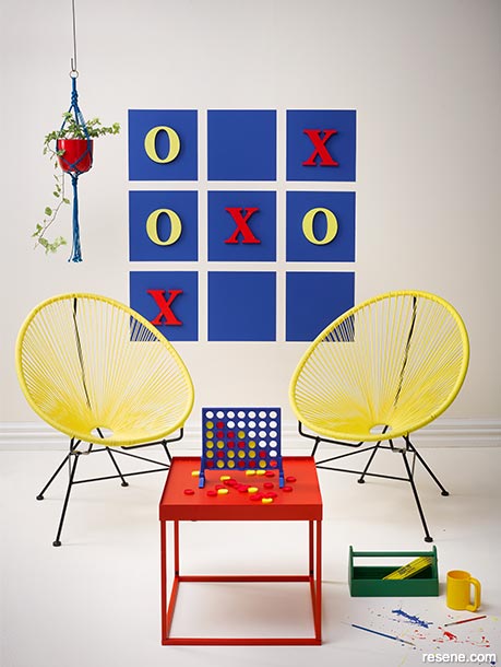 A bright and colourful kid's playroom