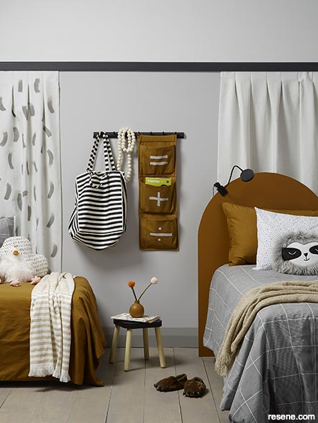 A neutral kid's bedroom