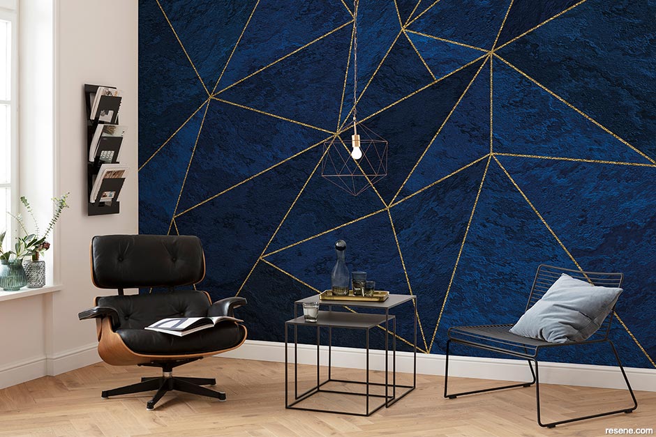 Elegant geometric wallpaper