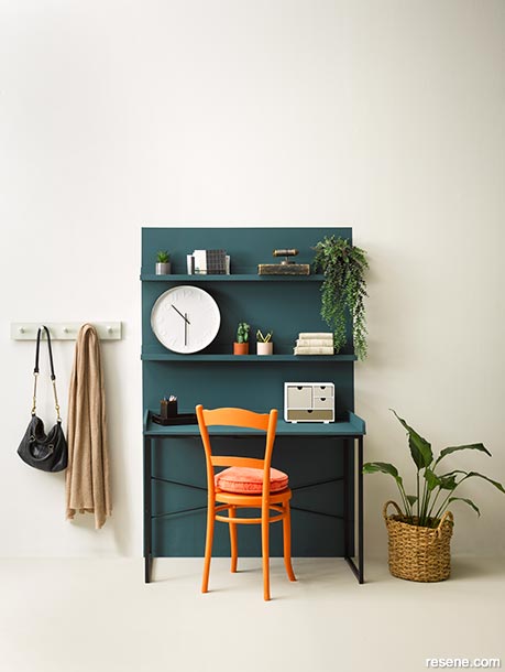 Create a study zone with colour blocking