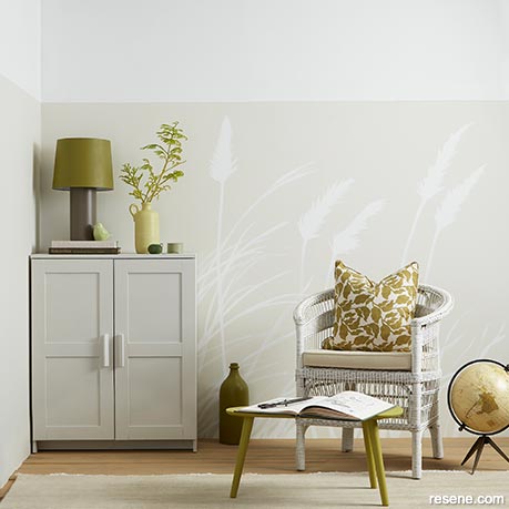 A bright white and neutral sitting room
