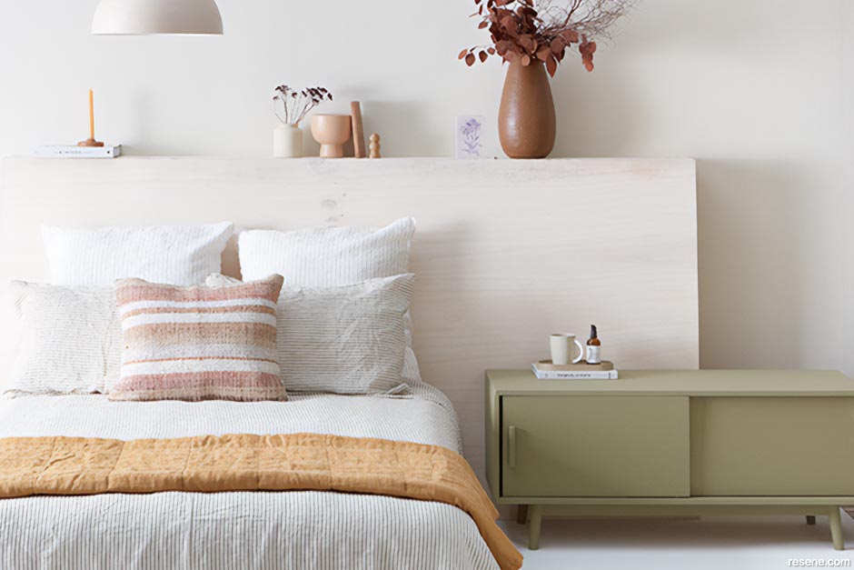 A Scandi style bedroom