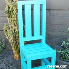Build a chair for your garden