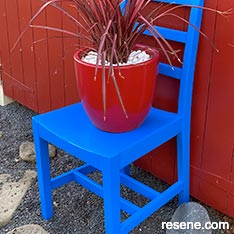 Plant display chair 