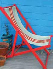 Turn a kitset chair into a garden feature