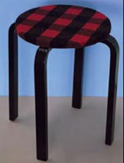 Checked stool