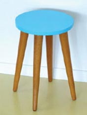 Repaint an old stool for a bright new look