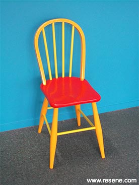 Paint a kitchen chair
