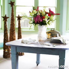 Wooden table makeover