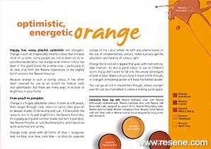 Orange colour scheme