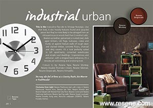 The industrial urban decorating style