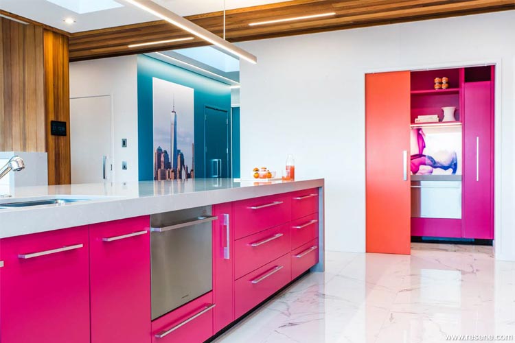 Brightly and cheerful kitchen