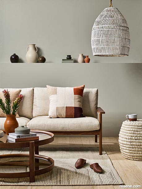 Earthy bold colours add warmth to tonally themed rooms