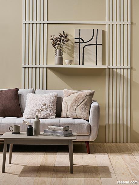Tonal layers of similar neutral shades feature in this room