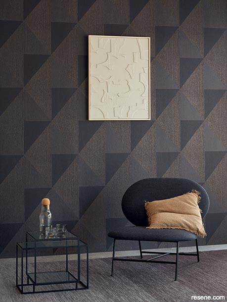 Moody geometric texture - Resene Wallpaper Collection395825