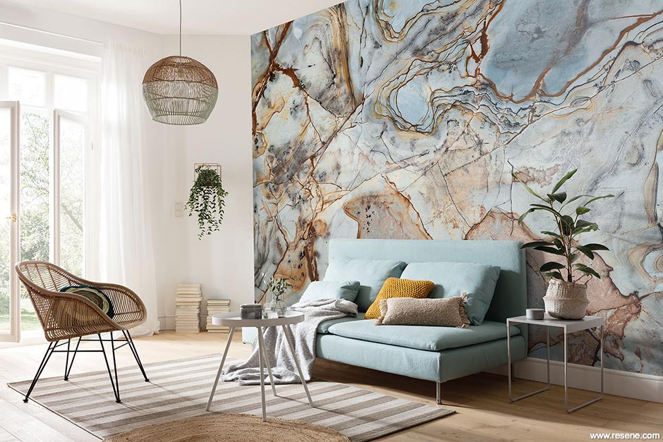 Oversize marble design - Resene Wallpaper P032-VD4