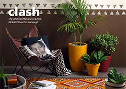 Clash of cultures and colours is a strong decorating trend