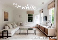 The right white