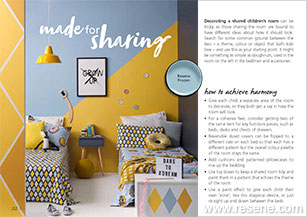 Made for sharing - shared kids' rooms