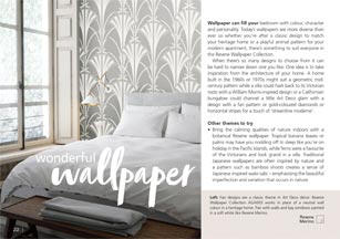 Wonderful wallpaper give personality to your bedroom