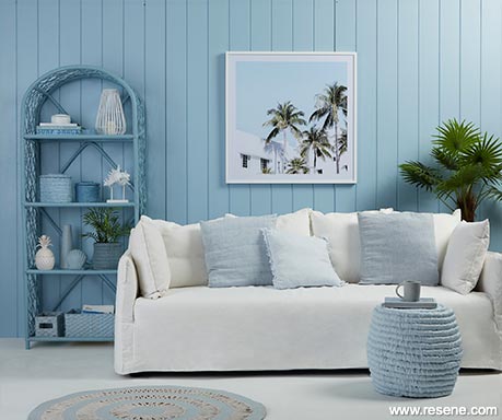 Beach blue lounge