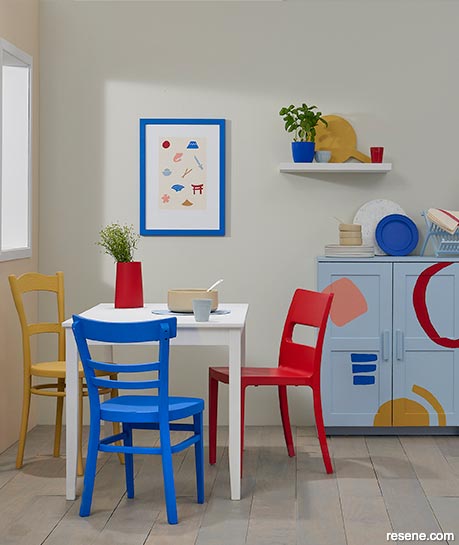 Update your kitchen with colourfull accents