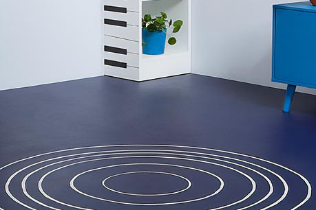 Paint your own ‘Soundwave’ floor design
