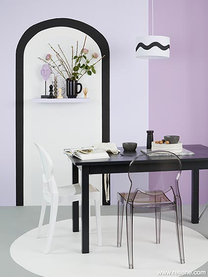 Painted archway in your dining room