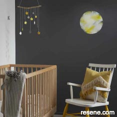 Nursery chair and star 