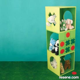 Cute and colourful storage cubes
