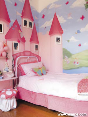 Princess themed bedroom