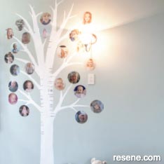 Create this family tree using photos