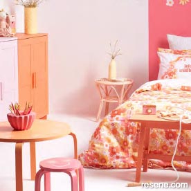Gelato coloured girls bedroom