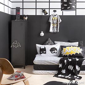 Batman themed boys room