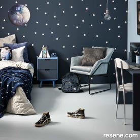 Paint a stary galaxy wall