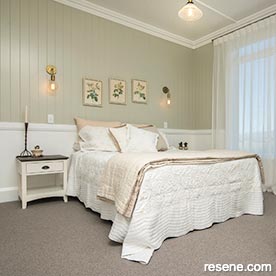 Neutral villa bedroom