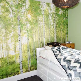 Forest themed kid's room