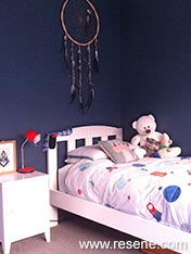 Boys blue bedroom