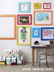Painting picture frames for kids