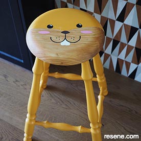 Animal face stool
