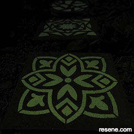 Glow in the dark pavers