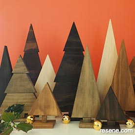 How to make a Christmas tree forest 