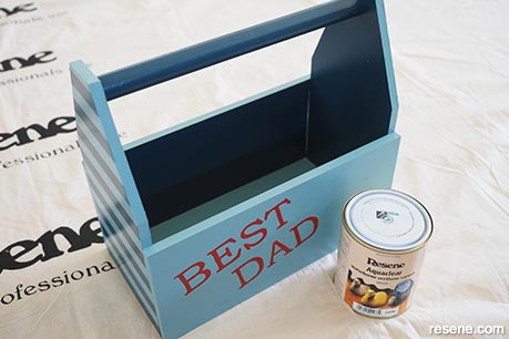 Father’s Day tool box - Step 9
