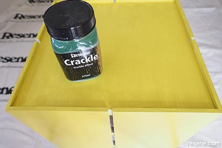Crackle pedestal - Step 6
