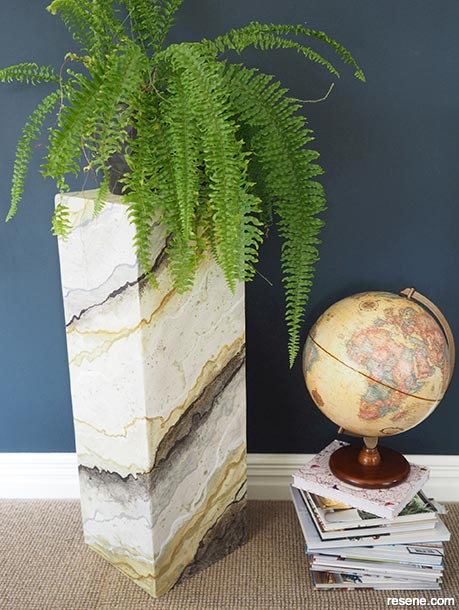How to make a marble pedestal